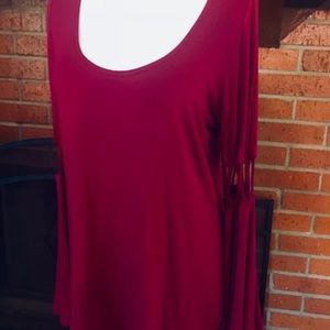 JAMES AND JOY Dixie Top w Cool Bell Sleeves